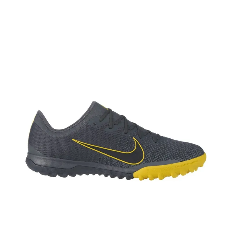 Nike Mercurial Vapor 12 Soccer Shoes Men Low-Top Gray/Yellow-1