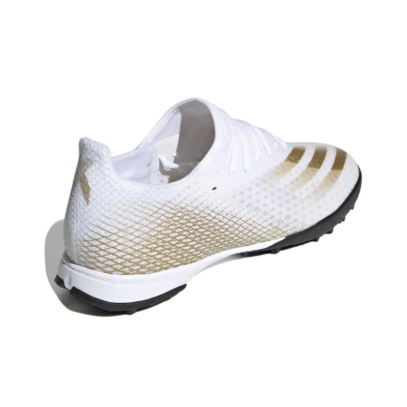 adidas X Ghosted.3 TF 'White Metallic Gold Melange'-3