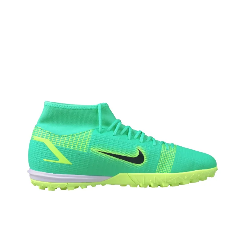 Nike Mercurial Superfly 8 Academy Tf Turf Soccer Shoes 'Blue Neon Green'-1