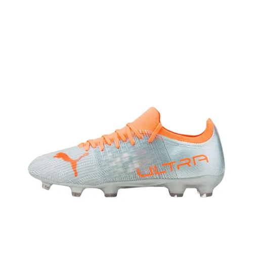 Puma Ultra 2.4 FG AG Jr 'Diamond Silver Neon Citrus'