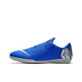 Nike Mercurial Vapor 12 IC/IN Indoor Cushioning Anti-Slip And Wear-Resistant Soccer Shoes Men's Blue