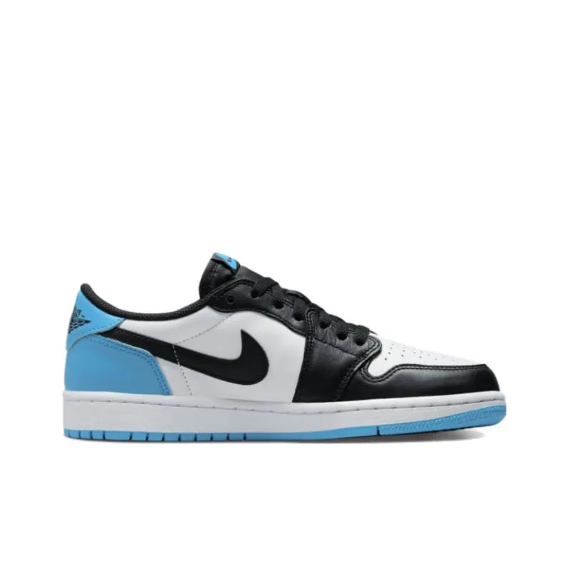 Jordan 1 Retro Low Og Black Dark Powder Blue Women's-1