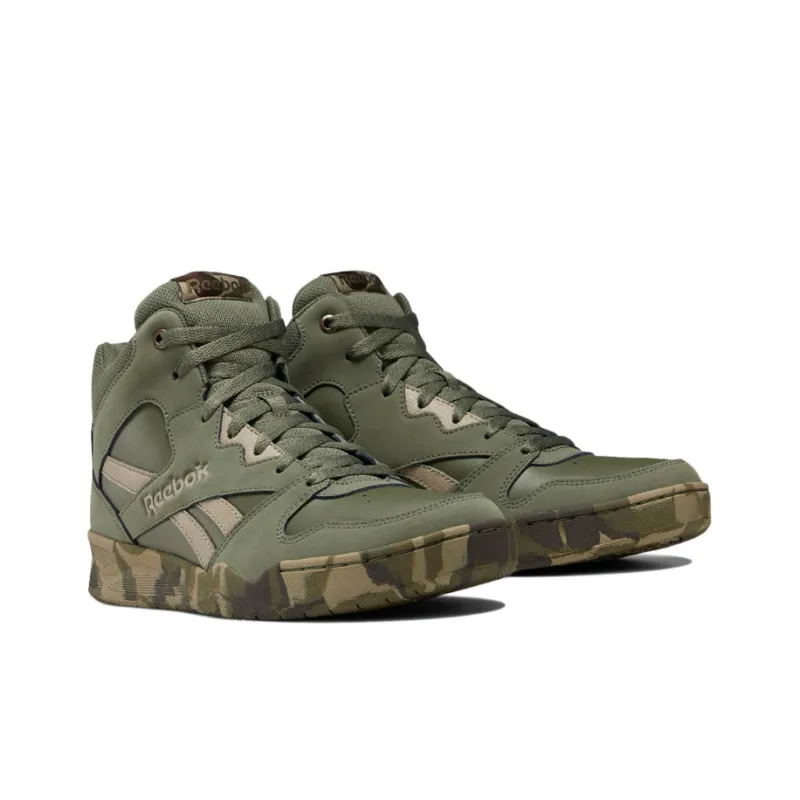 Reebok Royal BB4500 Hi Anti-Slip Wear-Resistant Mid-Top Vintage Basketball Shoes Men's Army Green-2