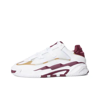 Adidas Originals Niteball Wear Resistant Retro Basketball Shoes White Red Unisex 'White Red'