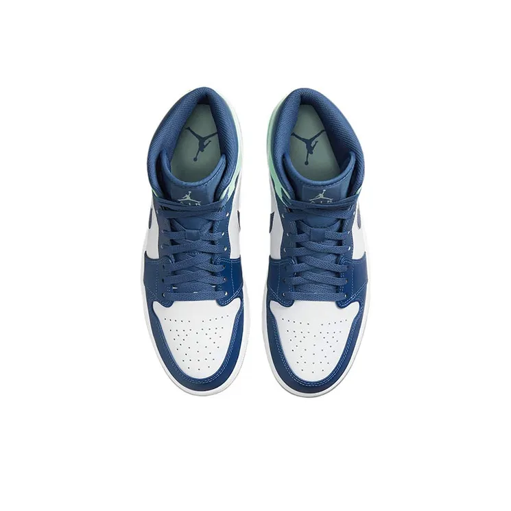 Jordan 1 Mid Mystic Navy Mint Foam-3