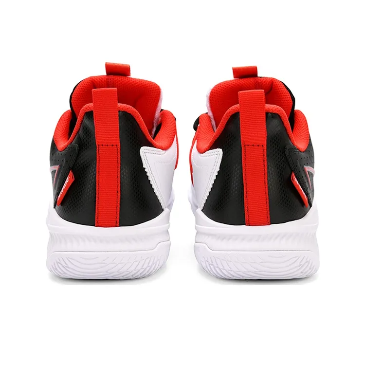 LiNing Battle Halberd Ⅲ LITE Cushioning Rebound Badminton Shoes Unisex Black White Red-3