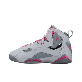 JORDAN True Flight Wolf Grey Deadly Pink GS