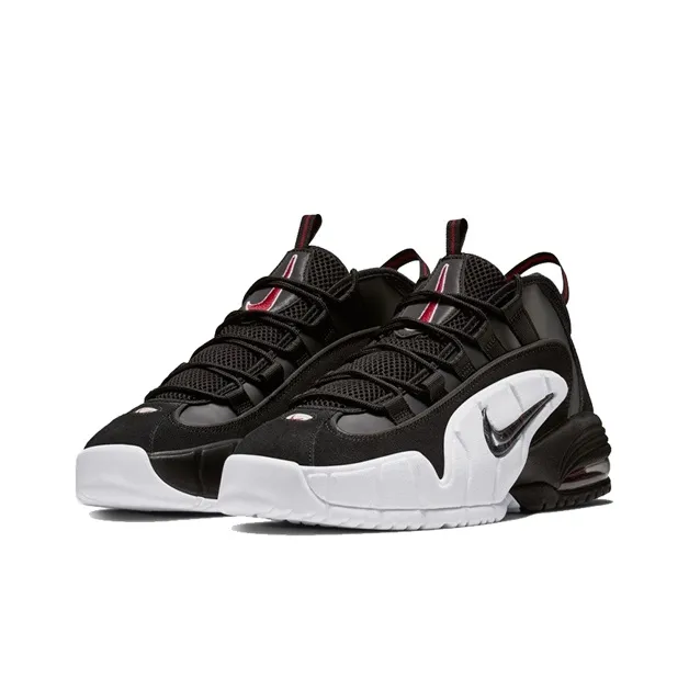 Nike Air Max Penny Black White Red-2
