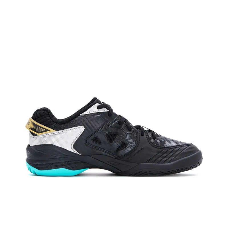 VICTOR Tamp Cushioning Anti Slip And Wear Resistant Breathable Coverage Support Low Top Badminton Shoes Unisex Black-1