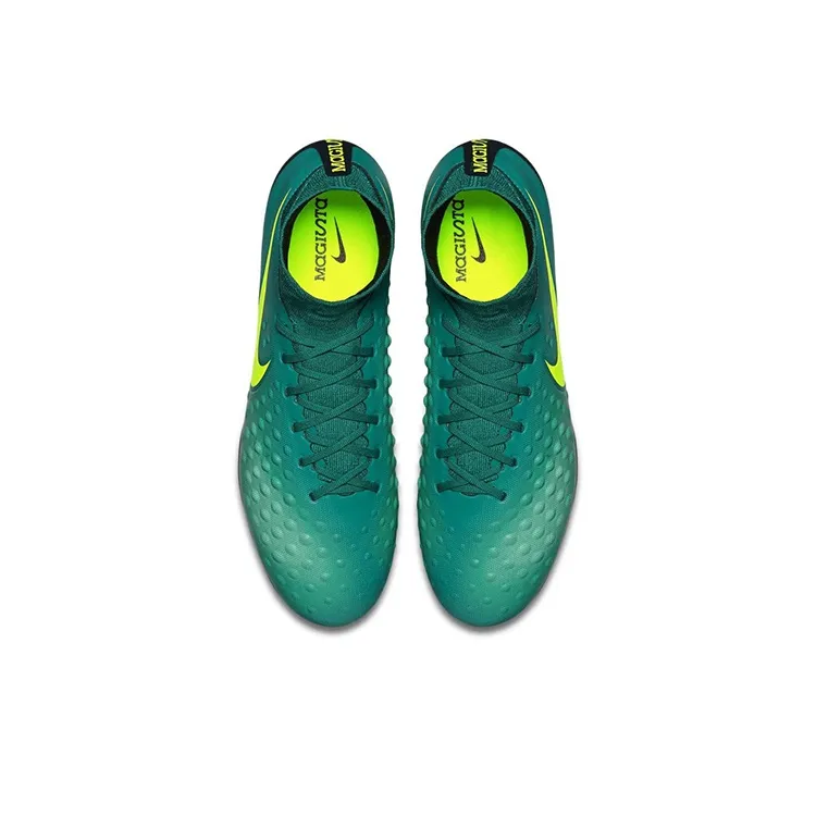 Nike Magista Orden 2 SG Metal Long Studs Cushioned Anti-Slip And Wear-Resistant Lightweight Soccer Shoes Men's Green-3