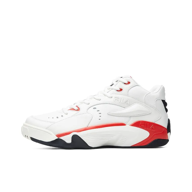 FILA Jamball Mid Retro White/Red-0