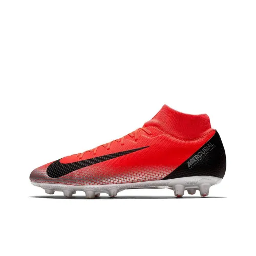 Nike Mercurial Superfly 6 Soccer Shoes Men Mid-Top Red/Black