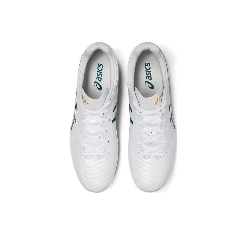Asics Ds Light Club IC/IN Anti-Slip Wear-Resistant Soccer Shoes Men's White Green-3