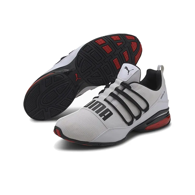 PUMA Cell Regulate Mesh Low top Running Shoes Black/Grey/Red-4