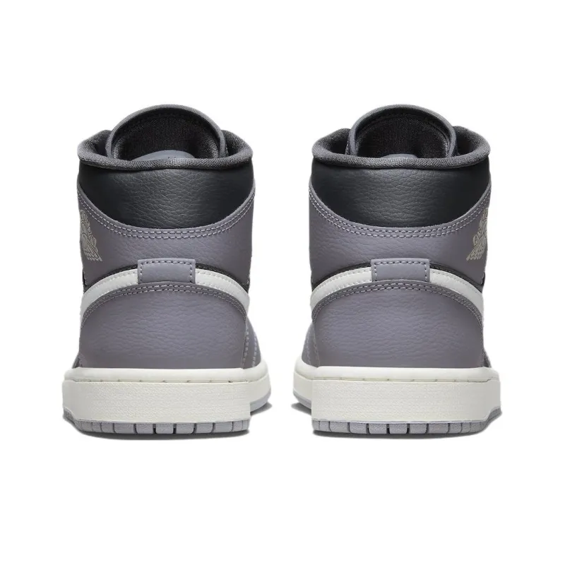Air Jordan 1 Mid 'Cement Grey' Women's-4