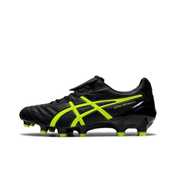 Asics Gel-Lethal Testimonial 4 IT Durable Breathable Soccer Shoes Black Yellow