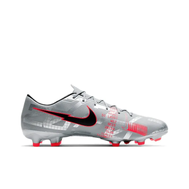 Nike Mercurial Vapor 13 FG/MG Metallic Grey Crimson-1