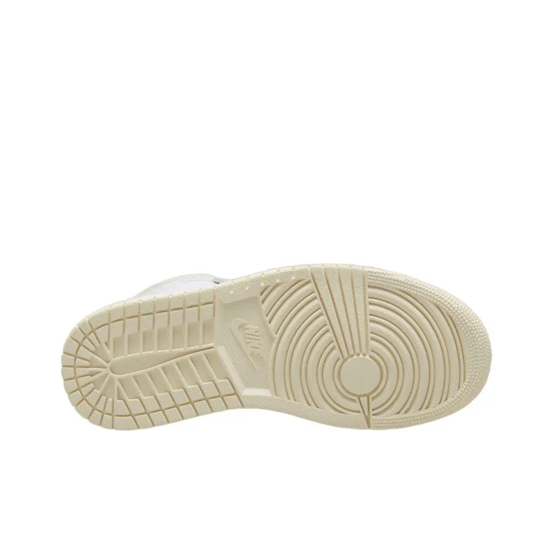 Jordan Air Jordan 1 MM High 'Coconut Milk' Cushioned Slip-Resistant High-Top Vintage Basketball Shoes Women's White-3