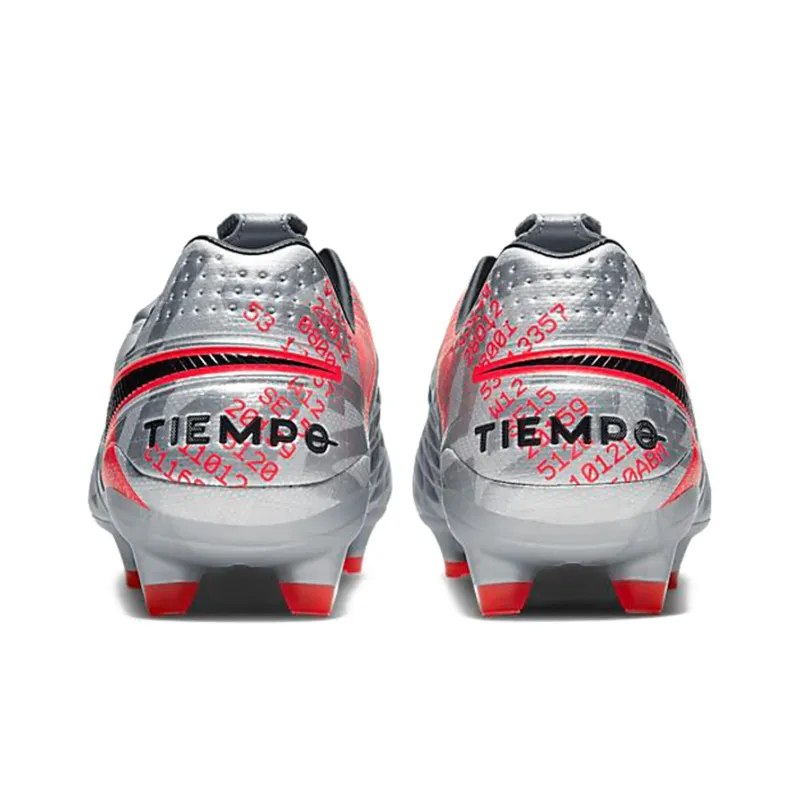Nike Tiempo Legend 8 Pro Fg 'Metallic Grey Crimson'-4