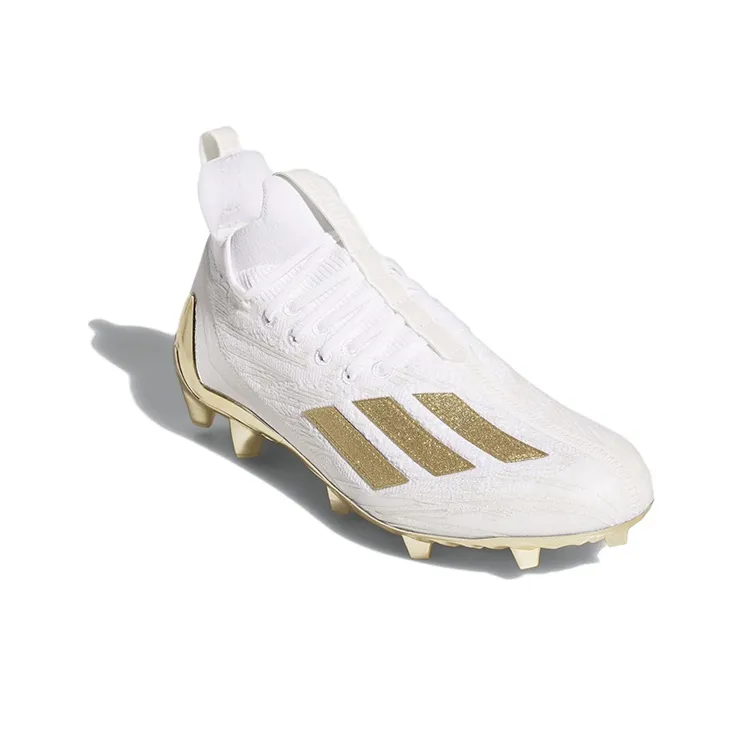 Adidas Adizero Cleats Primeknit 'White Gold Metallic'-2