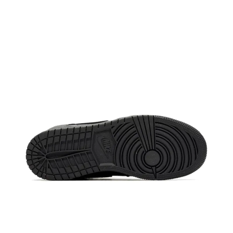 Jordan 1 Mid GS Deep Black-4