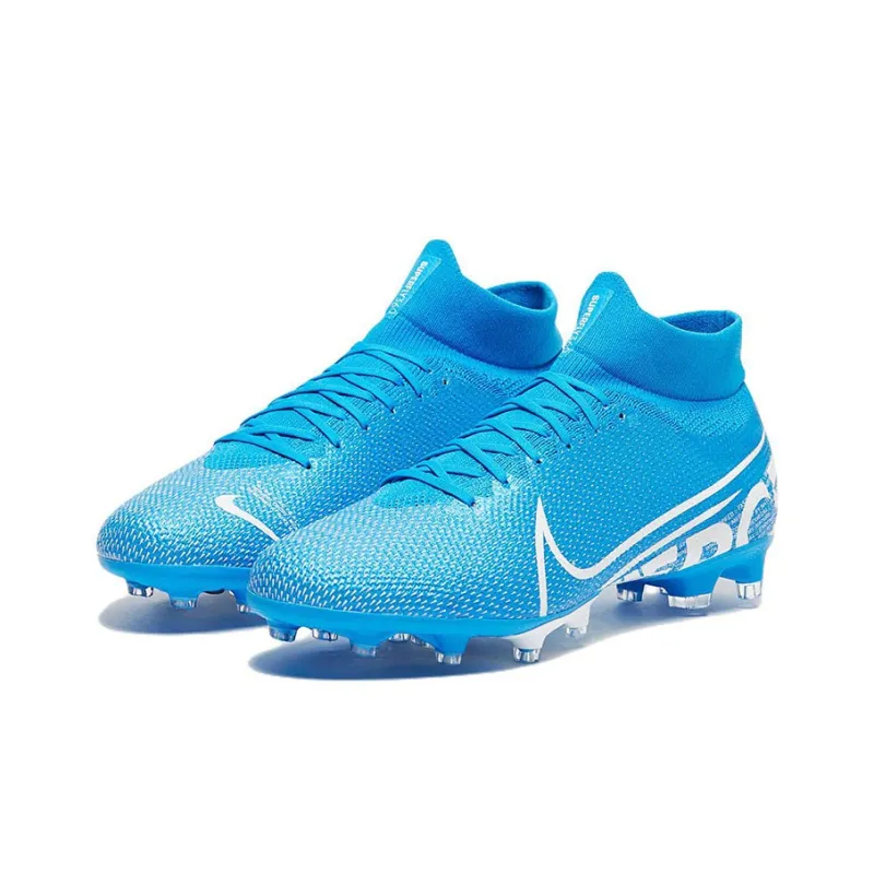 Nike Mercurial Superfly 7 13 Pro Ag 'Blue Hero Obsidian White'-2