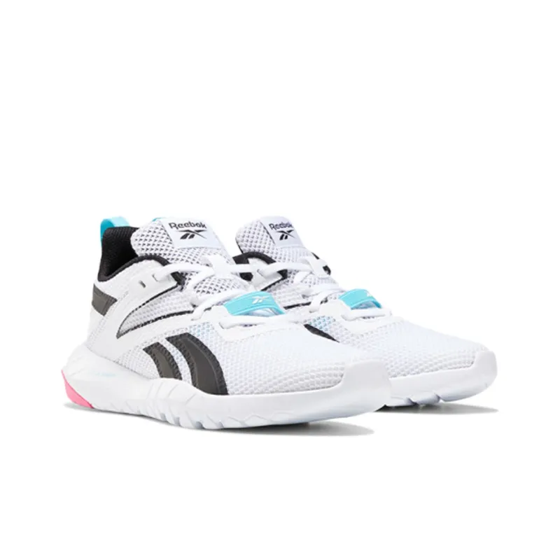 Reebok Women's Mega Flexagon 'White Neon Blue' Women's-2