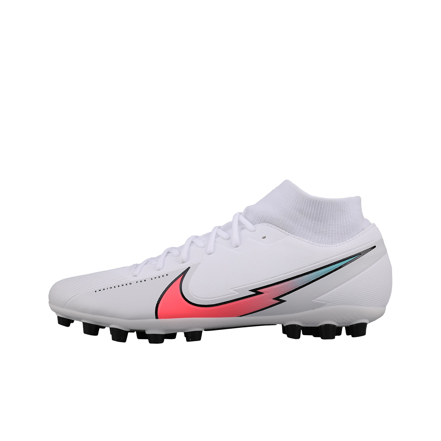 Nike mercurial superfly 7 academy fg/mg - white/white best sale