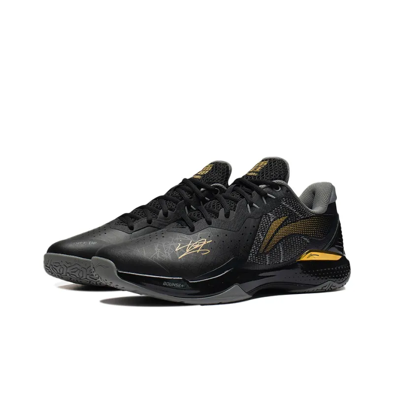 LiNing Thunder Series Thunder CL Anti-Slip Wear-Resistant Low-Top Badminton Shoes Unisex Black-2