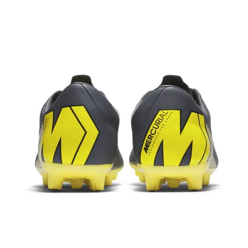 Nike Mercurial Vapor 12 Soccer Shoes Men Low-Top Black/Yellow-3