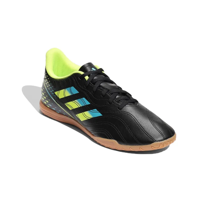 Adidas Copa Sense.4 Anti-Slip And Wear-Resistant Lightweight Soccer Shoes Men's Black-yellow-brown-2
