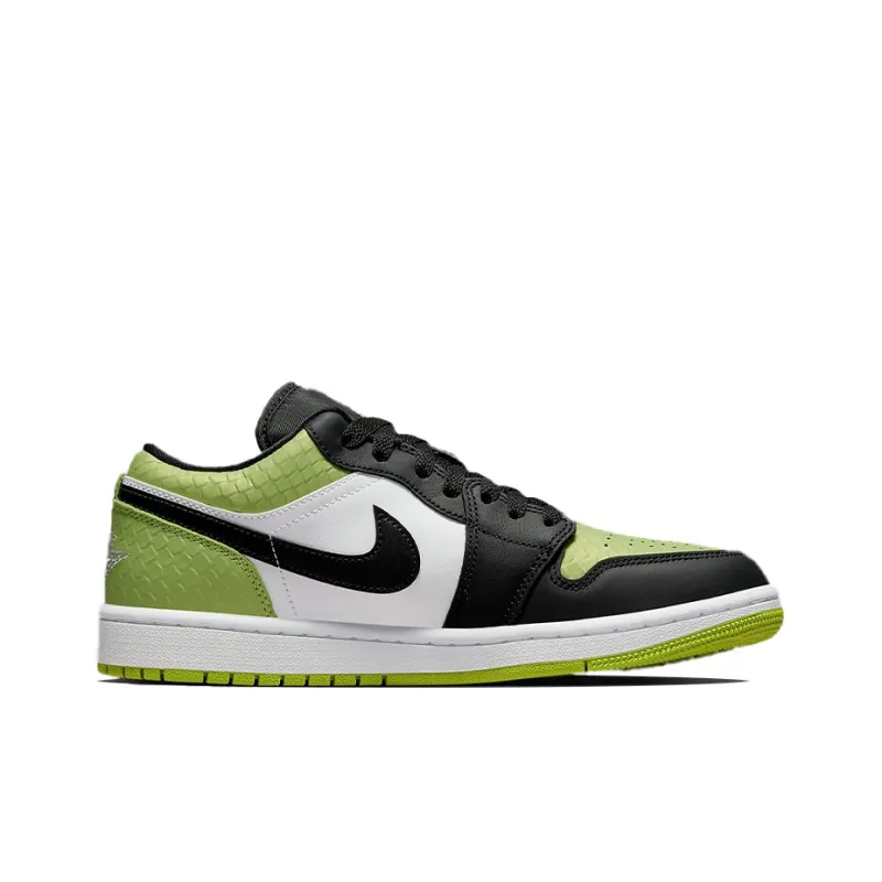 Jordan 1 Low Snakeskin Vivid Green Women's-1