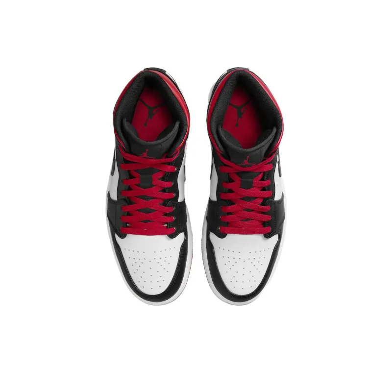 Jordan 1 Mid Gym Red Black Toe-3