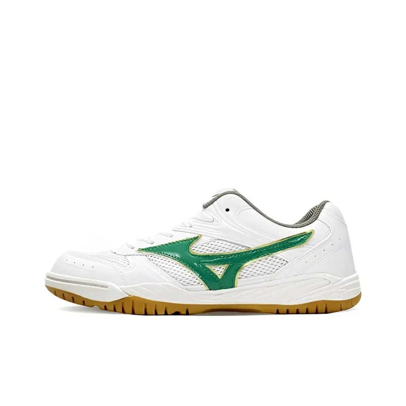 Mizuno Badminton Shoes Unisex Low Top White/Green-0
