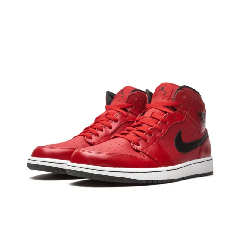Jordan 1 Mid Gym Red Black Patent-1