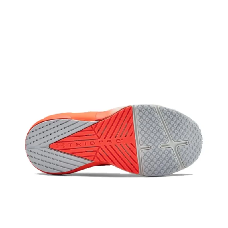 Under Armour Hovr Apex Running Shoes Grey/Orange Women's-4