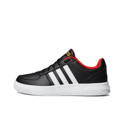 Adidas Neo Cut Vintage Basketball Shoes Men Low-Top Black/Red/White/Yellow