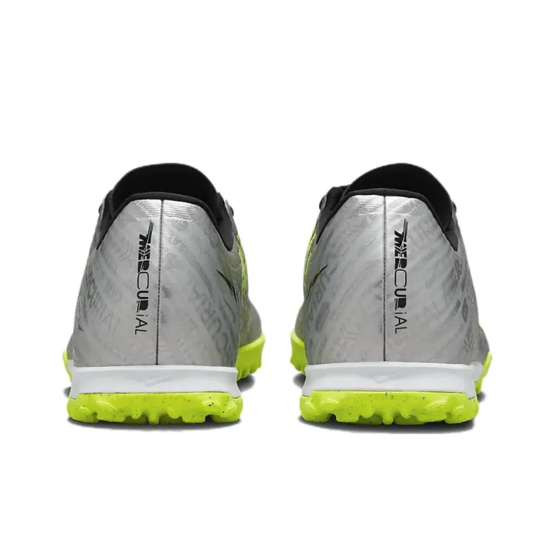 Nike Zoom Vapor 15 Academy Tf Turf 'Metallic Silver Volt'-4