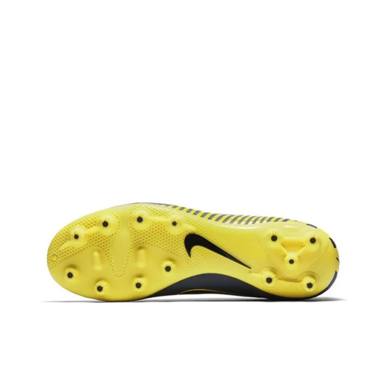 Nike Mercurial Vapor 12 Soccer Shoes Men Low-Top Black/Yellow-4
