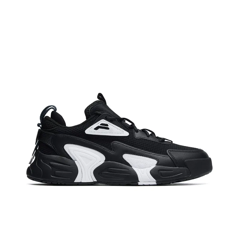 FILA Swarm Swirl Casual Sneakers Black-1