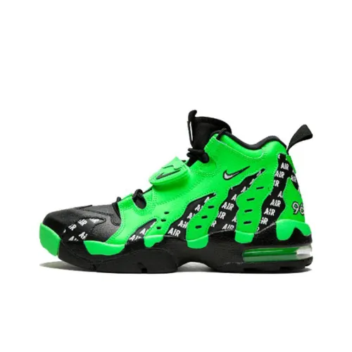 Nike Air Diamond Turf Training Shoes Men Mid-Top Green/Black