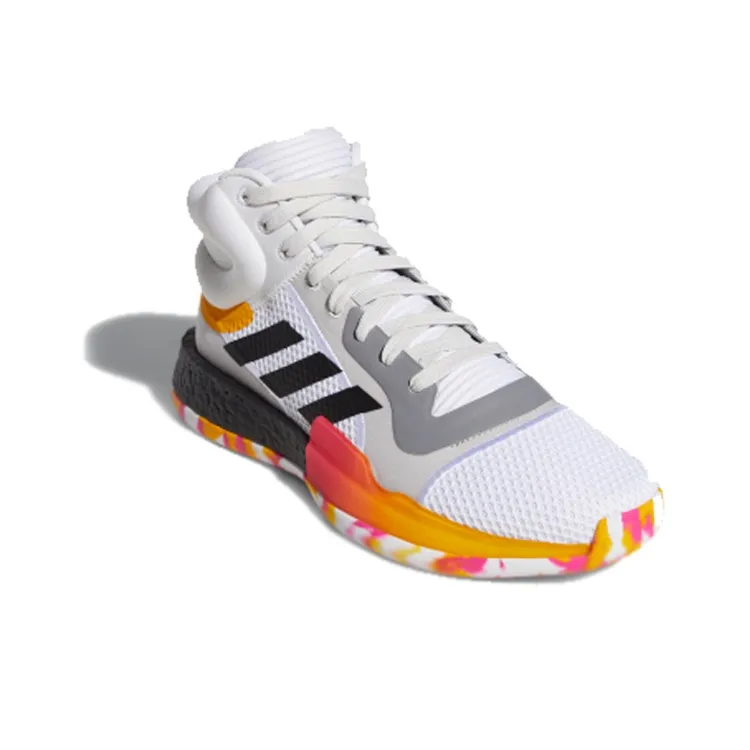 Adidas Marquee Boost White Black Active Gold-2