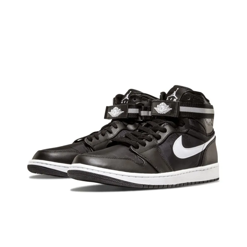 Jordan 1 High Strap Black Dark Grey-1