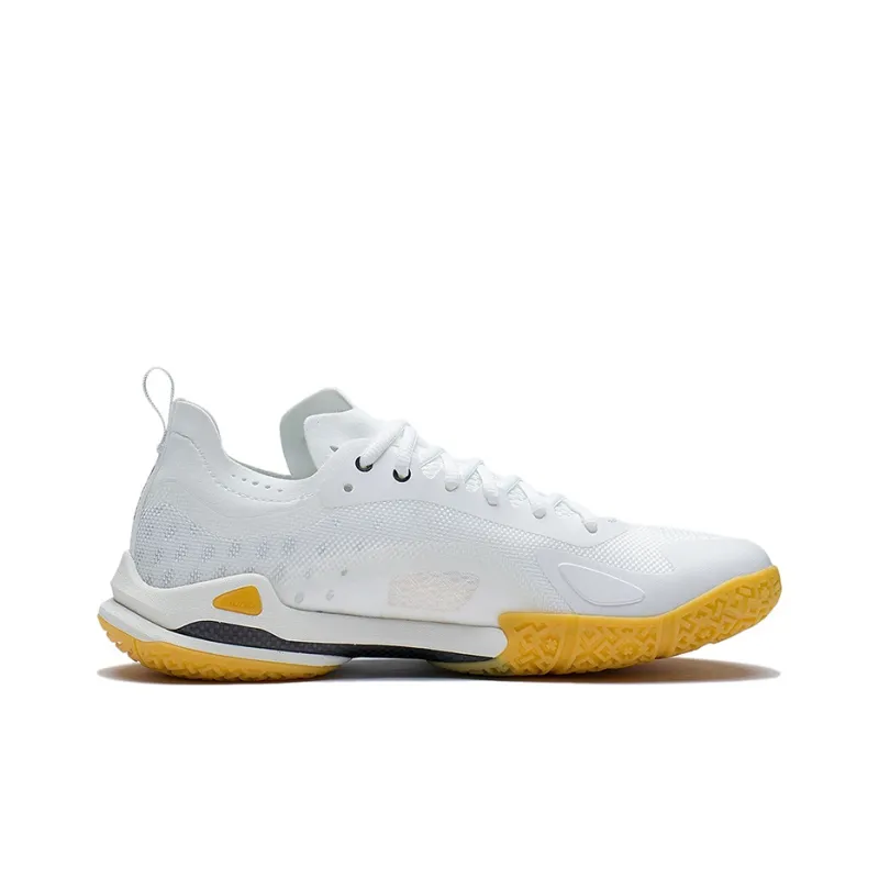 LINING Sprint Pro Badminton Shoes Unisex Low Top Standard White/Black-1