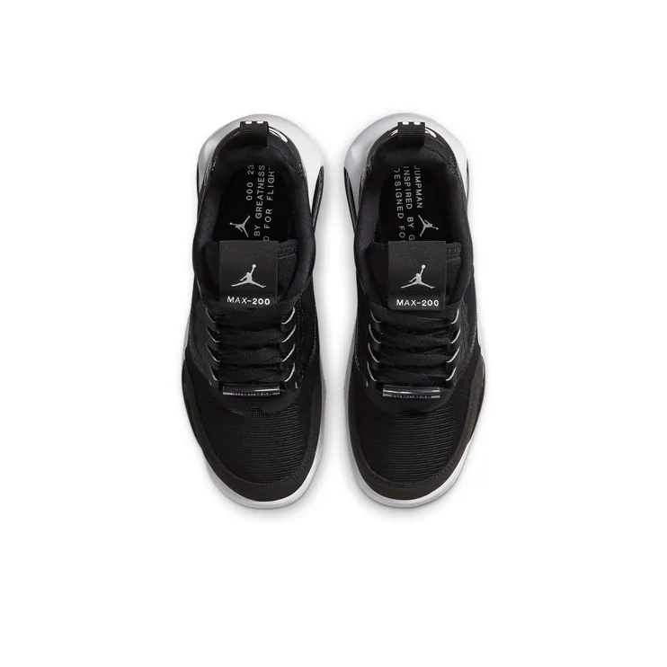 JORDAN Air Max 200 'Black White' Gs-3