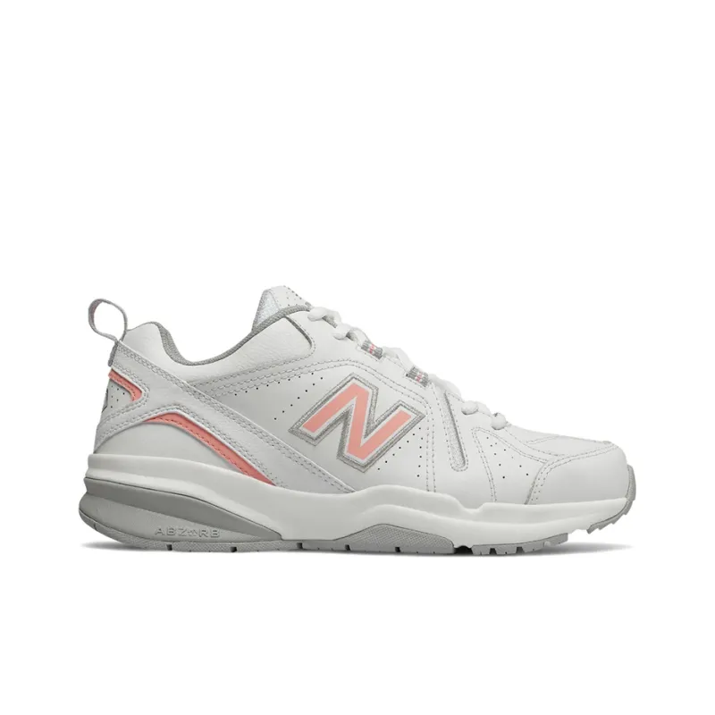 New Balance 608v5 White Pink Women's-1