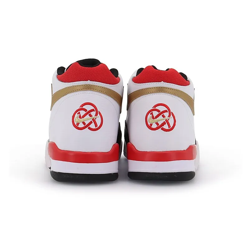 Nike Flight Legacy White Red Black-4