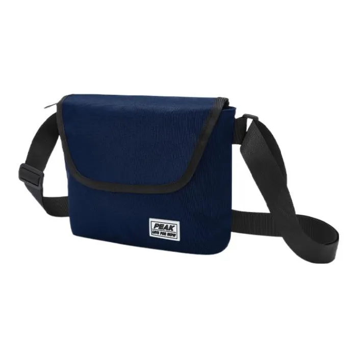 PEAK Fabric Shoulder Bag, Crossbody Bag Regular Unisex Dark Blue-2