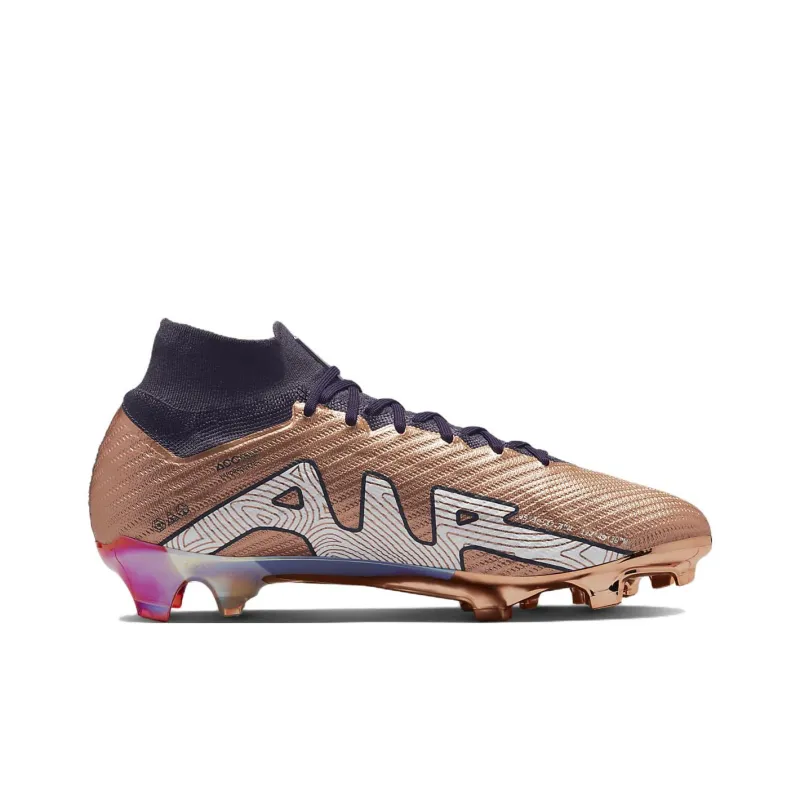 Nike Zoom Mercurial Superfly 9 Elite Km Fg Metallic Copper-1