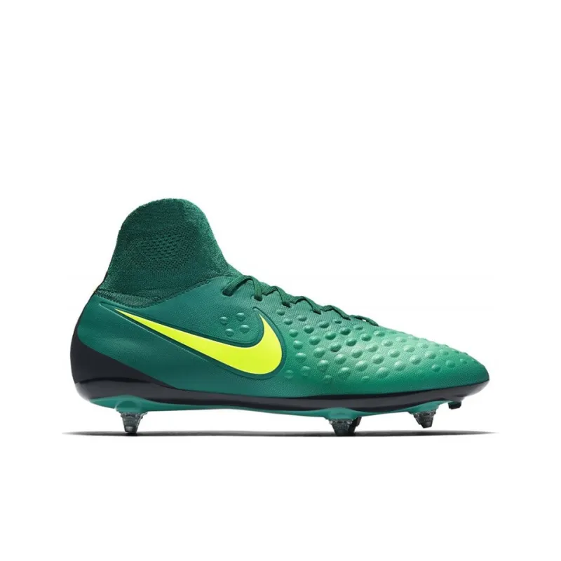 Nike Magista Orden 2 SG Metal Long Studs Cushioned Anti-Slip And Wear-Resistant Lightweight Soccer Shoes Men's Green-1